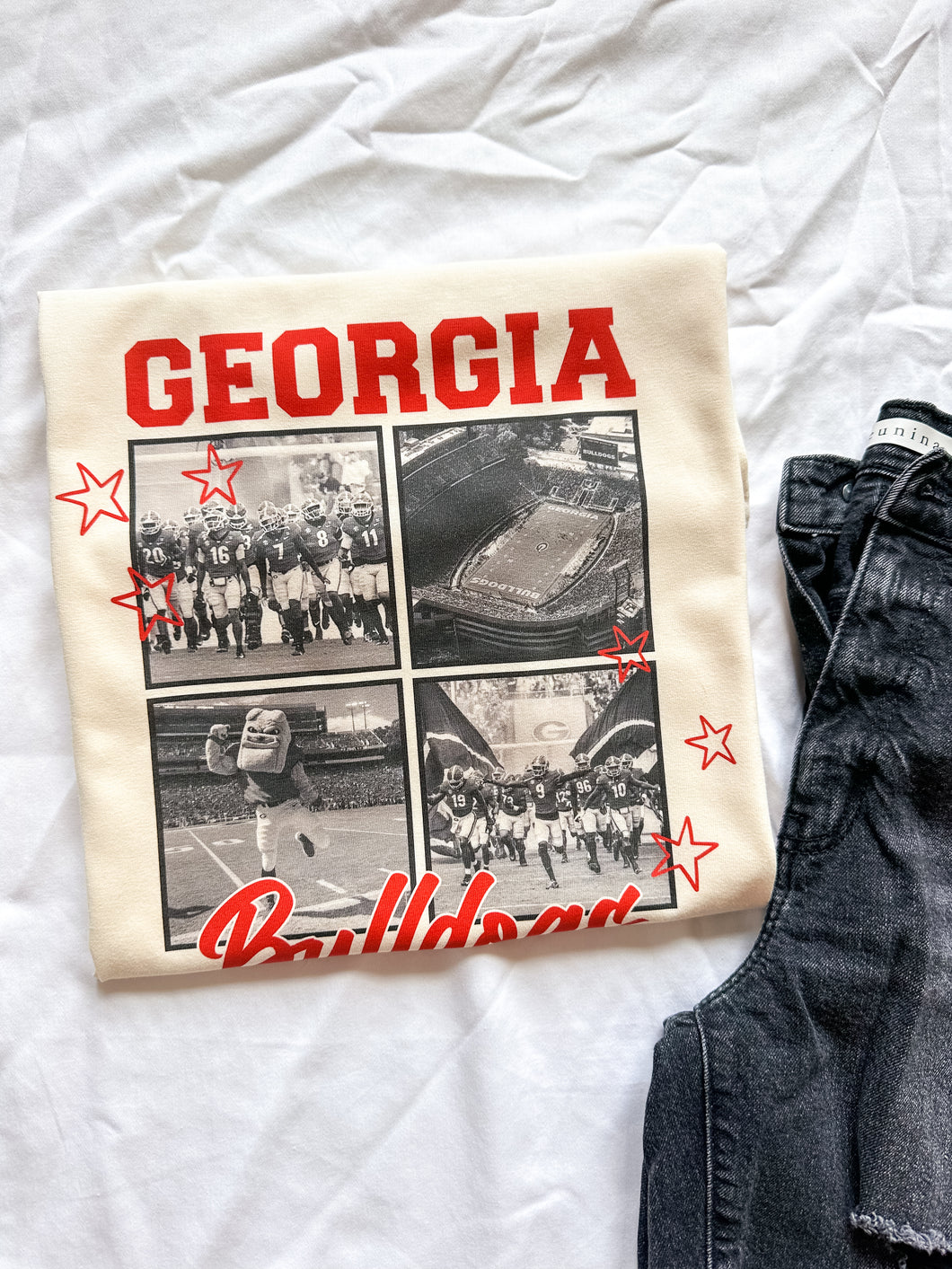 Georgia Black and White T-shirt- Adult