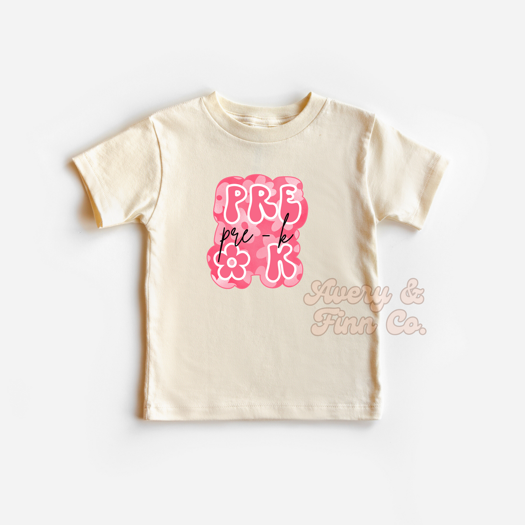 PreK Groovy Flower Tshirt