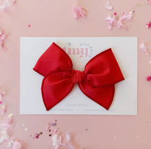 Load image into Gallery viewer, Red Sailor Bow