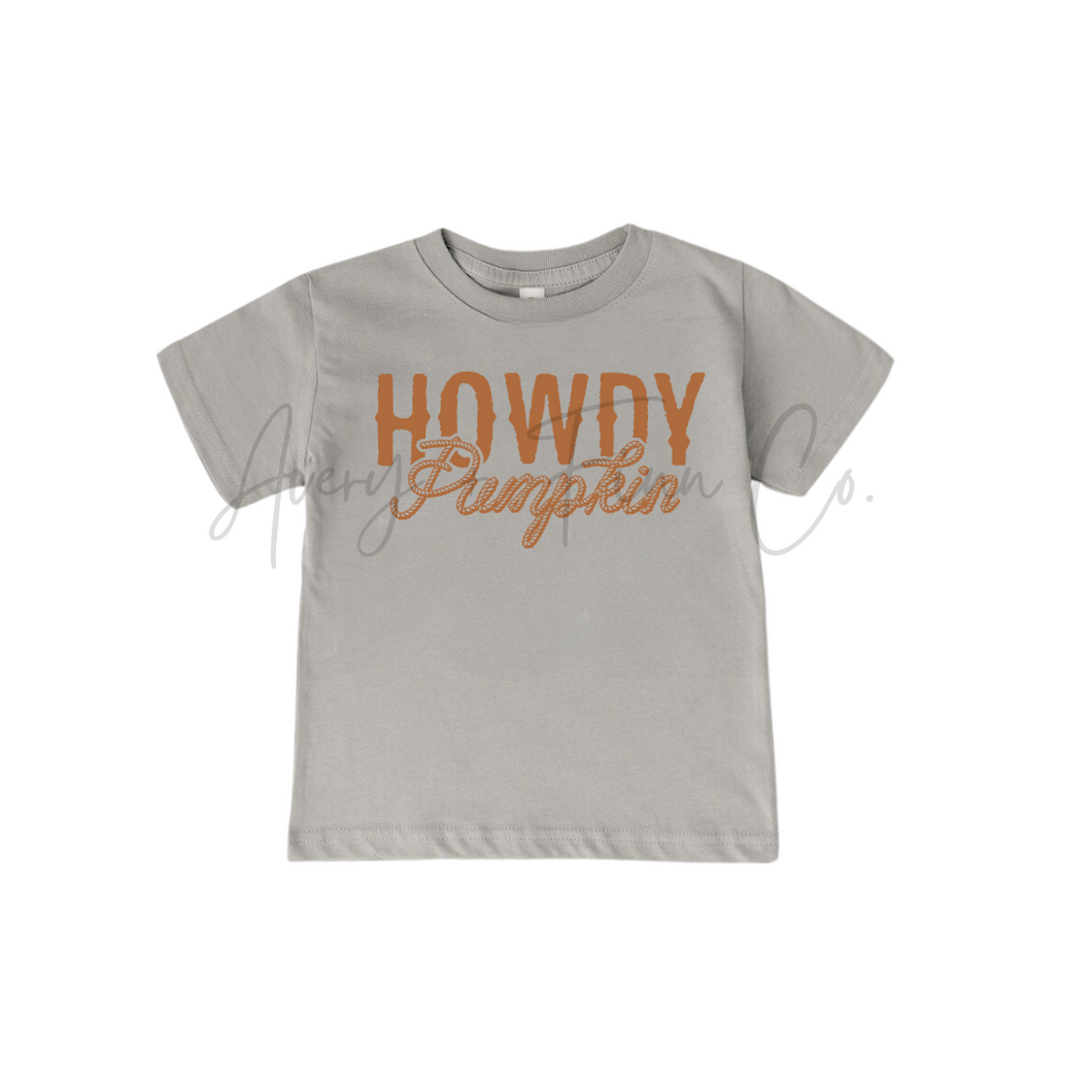 Howdy Pumpkin Tshirt