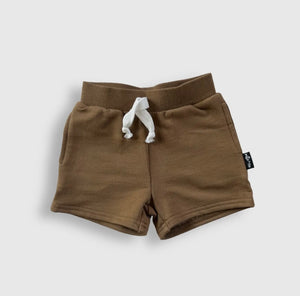 Bamboo Jogger Shorts- Mocha