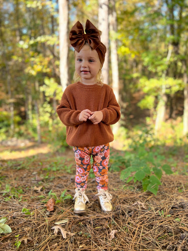 Fall Floral Leggings