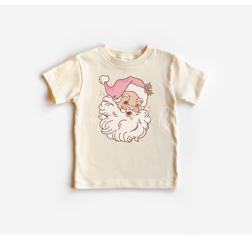 Vintage Santa (Pink) Tee